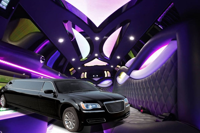 Black Stretch Chrysler